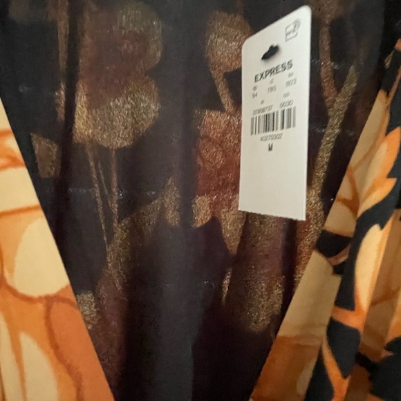 NWT Express Floral Maxi Dress - Picture 6 of 9